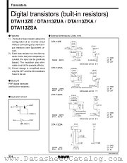DTA113ZSA datasheet pdf ROHM