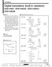 DTA114ESA datasheet pdf ROHM