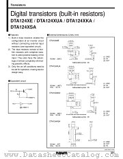 DTA124XSA datasheet pdf ROHM