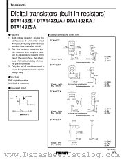 DTA143ZUA datasheet pdf ROHM