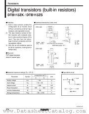 DTB113ZK datasheet pdf ROHM