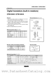 DTB133HS datasheet pdf ROHM