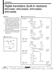 DTC143XSA datasheet pdf ROHM