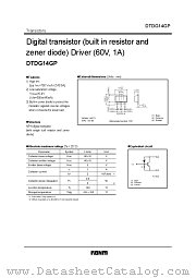 DTDG14 datasheet pdf ROHM