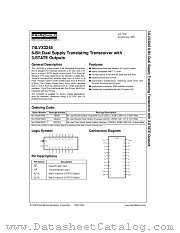74LVX3245MTR datasheet pdf Fairchild Semiconductor