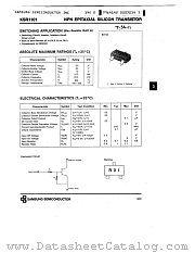 KSR1101 datasheet pdf Samsung Electronic