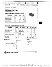 KSR1105 datasheet pdf Samsung Electronic