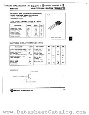 KSR1203 datasheet pdf Samsung Electronic