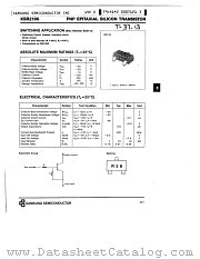 KSR2106 datasheet pdf Samsung Electronic