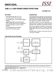 62C1024L datasheet pdf Integrated Silicon Solution Inc