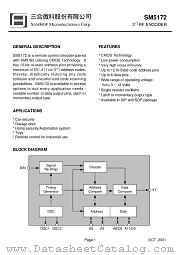 SM5172S datasheet pdf SamHop Microelectronics Corp.