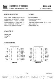 SM5262BS-D3 datasheet pdf SamHop Microelectronics Corp.