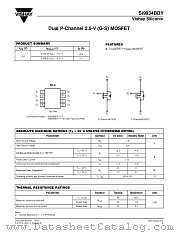 SI9934BDY-T1-E3 datasheet pdf Vishay