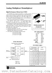 SL4053BD datasheet pdf System Logic Semiconductor
