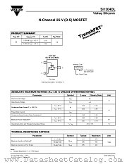SI1304DL-T1 datasheet pdf Vishay