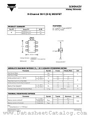 SI3454ADV-T1 datasheet pdf Vishay