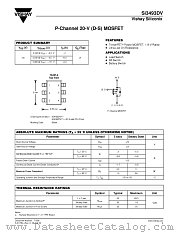 SI3493DV-T1 datasheet pdf Vishay