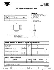 SI4362DY-E3 datasheet pdf Vishay