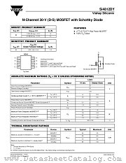 SI4812DY-T1 datasheet pdf Vishay