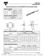 SI4818DY-T1 datasheet pdf Vishay