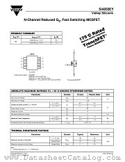 SI4850EY-T1-E3 datasheet pdf Vishay