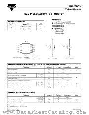 SI4925BDY-T1 datasheet pdf Vishay