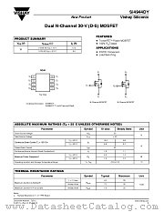 SI4944DY-T1 datasheet pdf Vishay