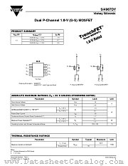SI4967DY-T1 datasheet pdf Vishay