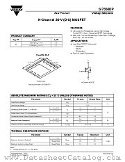 SI7356DP-T1 datasheet pdf Vishay