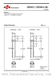 SB3411-B datasheet pdf AUK Corp