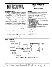 MIC2070-1CQS datasheet pdf Micrel Semiconductor
