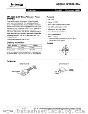 RF1S9540SM datasheet pdf Intersil