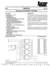XM20C64PI-55 datasheet pdf Xicor