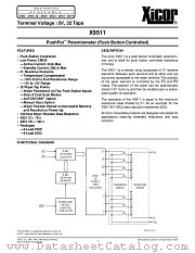 X9511WP datasheet pdf Xicor