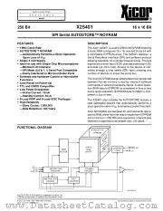 X25401SI datasheet pdf Xicor