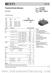 VCD105-18IO7 datasheet pdf IXYS Corporation