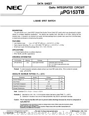 UPG153TB datasheet pdf NEC
