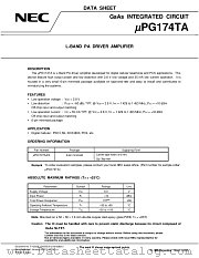 UPG174TA-E3 datasheet pdf NEC