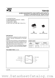 TSH150I datasheet pdf ST Microelectronics