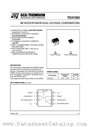 TS3V393I datasheet pdf ST Microelectronics