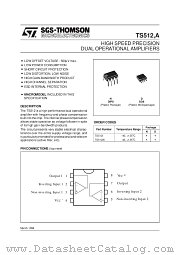 TS512IA datasheet pdf ST Microelectronics