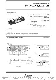 TM130 datasheet pdf Mitsubishi Electric Corporation