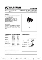THBT200 datasheet pdf ST Microelectronics
