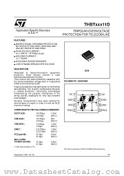 THBTXXX11D datasheet pdf ST Microelectronics
