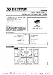 TDA8198 datasheet pdf ST Microelectronics