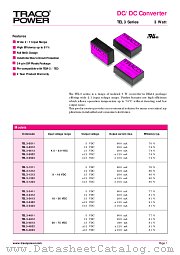 TEL3 datasheet pdf Traco Electronic AG