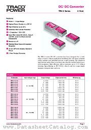 TEN8-4823 datasheet pdf Traco Electronic AG