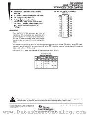 SN74CBTS3384DB datasheet pdf Texas Instruments