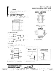 SN54S135W datasheet pdf Texas Instruments