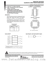 SN54ACT00W datasheet pdf Texas Instruments